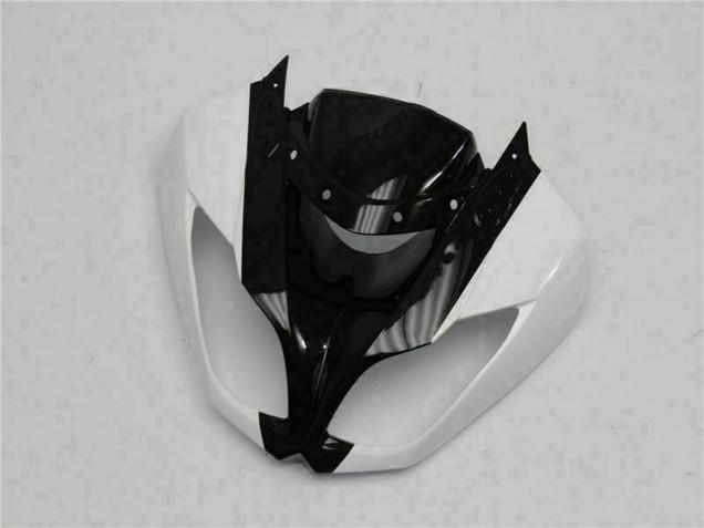 2009-2012 Kawasaki ZX6R Motorcycle Fairings - Glossy Black White Australia