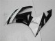 2009-2012 Kawasaki ZX6R Motorcycle Fairings - Glossy Black White Australia