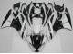 2009-2012 Kawasaki ZX6R Motorcycle Fairings - Glossy Black White Australia
