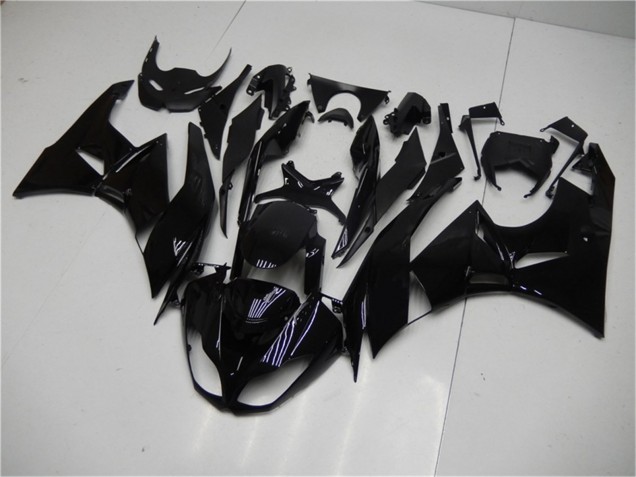 2009-2012 Kawasaki ZX6R Motorcycle Fairings - Glossy Black Australia