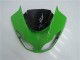 2009-2012 Kawasaki ZX6R Motorcycle Fairing Kits - Green Glossy Black Australia
