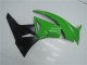 2009-2012 Kawasaki ZX6R Motorcycle Fairing Kits - Green Glossy Black Australia