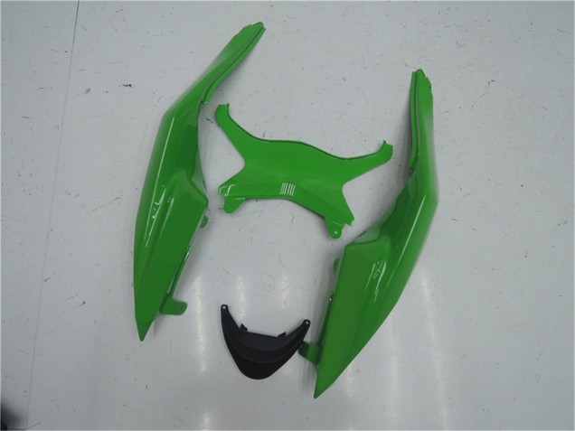 2009-2012 Kawasaki ZX6R Motorcycle Fairing Kits - Green Glossy Black Australia