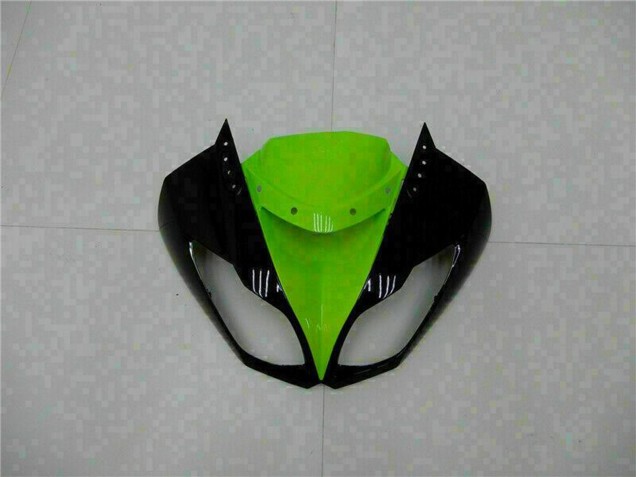 2009-2012 Kawasaki ZX6R Motorcycle Fairings - Glossy Black Green Australia
