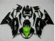2009-2012 Kawasaki ZX6R Motorcycle Fairings - Glossy Black Green Australia
