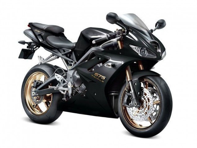 2009-2012 Triumph Daytona 675 Triple Motorcycle Fairings - Glossy Black Australia