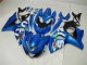 2009-2016 Suzuki GSXR 1000 Motorcycle Fairing Kits - Blue Green White Australia