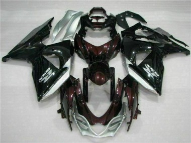 Affordable 2009-2016 Suzuki GSXR 1000 Motorcycle Fairings - Glossy Black Silver White Australia