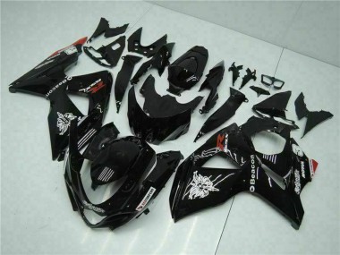 Affordable 2009-2016 Suzuki GSXR 1000 Motorcycle Fairings - Glossy Black Red Beacon Motul Australia