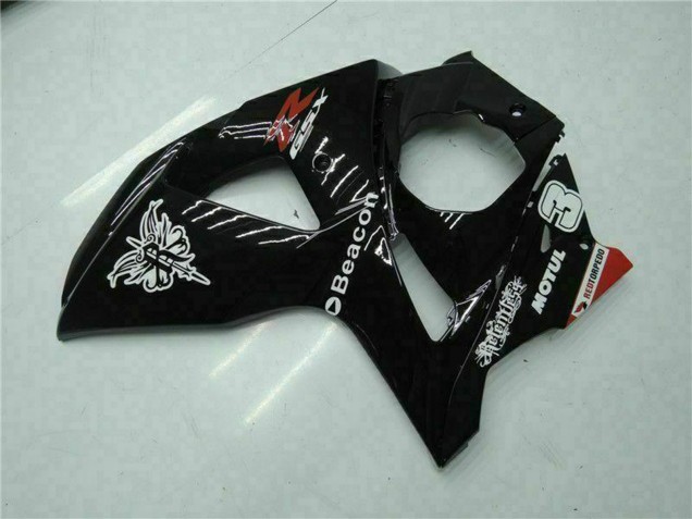 2009-2016 Suzuki GSXR 1000 Motorcycle Fairings - Glossy Black Red Beacon Motul Australia