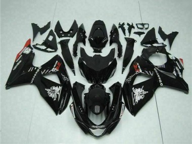 Affordable 2009-2016 Suzuki GSXR 1000 Motorcycle Fairings - Glossy Black Red Beacon Motul Australia