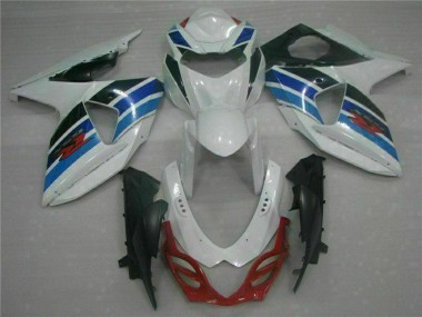 Affordable 2009-2016 Suzuki GSXR 1000 Full Motorcycle Fairings - White Blue Black Australia