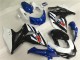 2009-2016 Suzuki GSXR 1000 Full Motorcycle Fairing Kits - White Blue Black Australia