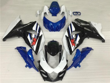 Affordable 2009-2016 Suzuki GSXR 1000 Full Motorcycle Fairing Kits - White Blue Black Australia