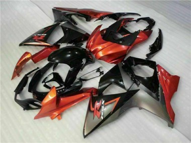 Affordable 2009-2016 Suzuki GSXR 1000 Motorcycle Fairings - Orange Glossy Black Australia