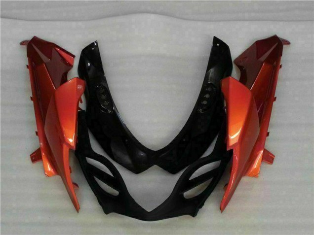 2009-2016 Suzuki GSXR 1000 Motorcycle Fairings - Orange Glossy Black Australia