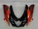 2009-2016 Suzuki GSXR 1000 Motorcycle Fairings - Orange Glossy Black Australia