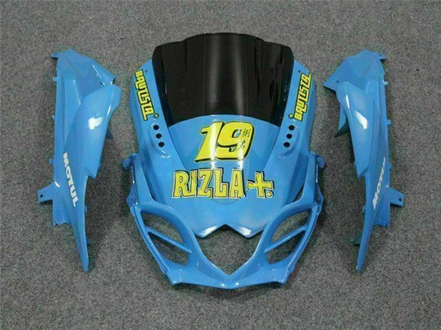 2009-2016 Suzuki GSXR 1000 Motorcycle Fairings - Blue Yellow Rizla 19 Red Australia
