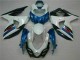 2009-2016 Suzuki GSXR 1000 Abs Fairings Kits - White Blue Black Australia