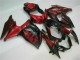 2009-2016 Suzuki GSXR 1000 Motorcycle Fairings - Red Glossy Black Australia