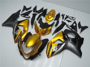 Affordable 2009-2016 Suzuki GSXR 1000 Motorcycle Fairings - Gold Matte Black Australia