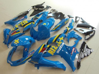 Affordable 2009-2016 Suzuki GSXR 1000 Motorcycle Fairings - Blue Yellow Rizla Hopper Motul Australia