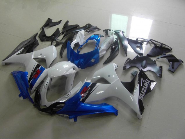 2009-2016 Suzuki GSXR 1000 Motorcycle Fairings - White Blue Black OEM Style Australia