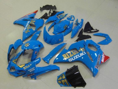 Affordable 2009-2016 Suzuki GSXR 1000 Motorcycle Fairings - Blue Gold Rizla Motul Australia