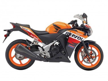 Affordable 2011-2015 Honda CBR250RR Motorcycle Fairings - Orange White Red Glossy Black Repsol HRC Australia