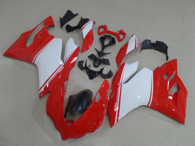 2011-2014 Ducati 1199 Motorcycle Fairings - Red White Black Australia
