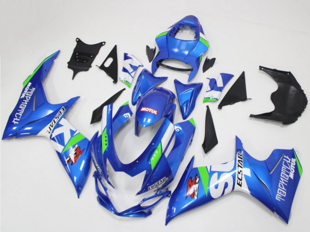 2011-2024 Suzuki GSXR 600/750 Motorcycle Fairings - Blue White Green Australia