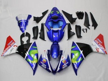 Affordable 2012-2014 Yamaha YZF R1 Motorcycle Fairings - Blue White Red Glossy Black Green ENEOS Yamalube Australia