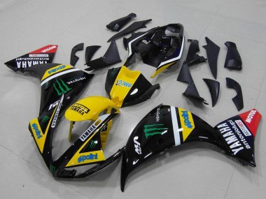 Affordable 2012-2014 Yamaha YZF R1 Motorcycle Fairings - Yellow White Black Red Green Monster Australia