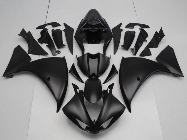 2012-2014 Yamaha YZF R1 Motorcycle Fairings - Matte Black Australia