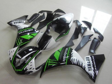 Affordable 2012-2014 Yamaha YZF R1 Motorcycle Fairings - White Black Green Monster Australia