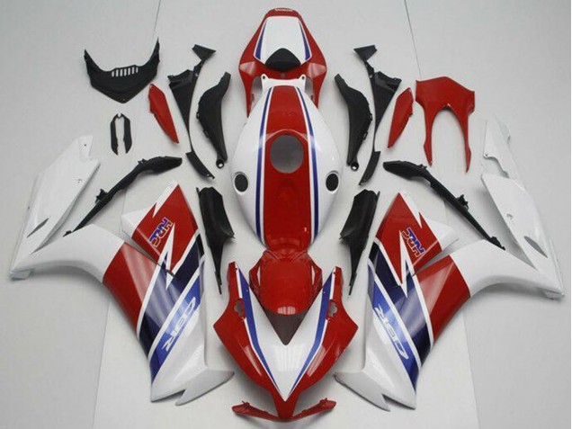 2012-2016 Honda CBR1000RR Bike Fairings - White Red Blue Australia