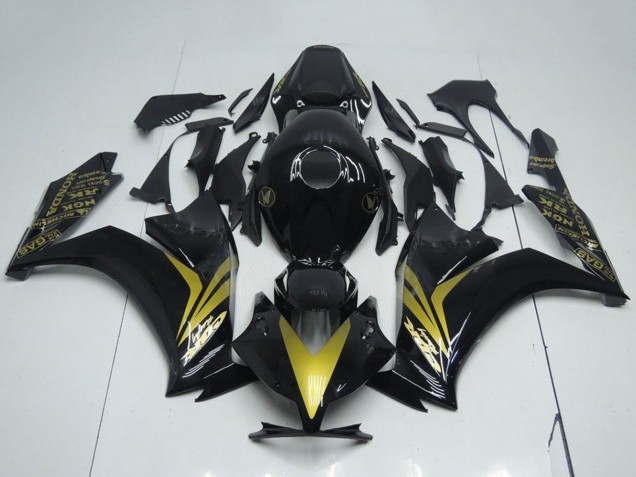 2012-2016 Honda CBR1000RR Motorcycle Fairings - Glossy Black Gold Australia