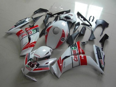 Affordable 2012-2016 Honda CBR1000RR Motorcycle Fairings - White Red Green Castrol Australia