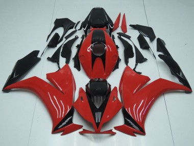 Affordable 2012-2016 Honda CBR1000RR Motorcycle Fairings - Red Black with No Decals Australia