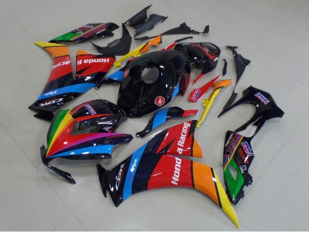 2012-2016 Honda CBR1000RR Motorcycle Fairings - Blue Red Yellow Green Glossy Black Rainbow Australia