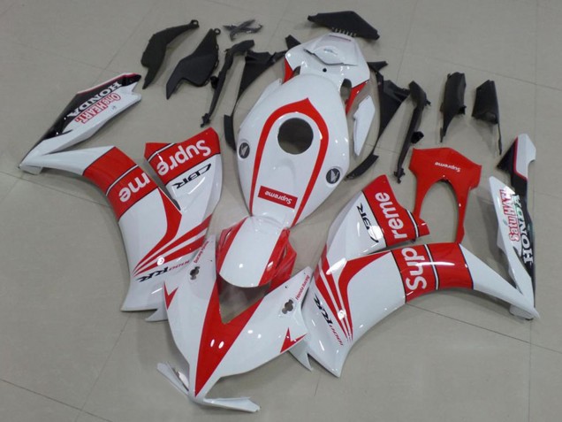 2012-2016 Honda CBR1000RR Motorcycle Fairings - White Red Black Supreme Australia