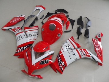 Affordable 2012-2016 Honda CBR1000RR Motorcycle Fairings - White Red Liverpool 45 Australia