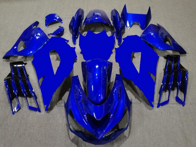2012-2024 Kawasaki ZX14R ZZR1400 Motorcycle Fairings - Blue Black Australia