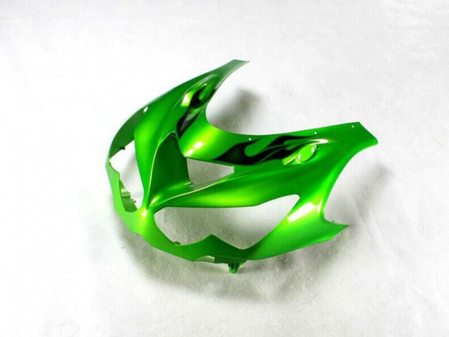2012-2024 Kawasaki ZX14R ZZR1400 Motorcycle Fairing - Green Glossy Black Australia