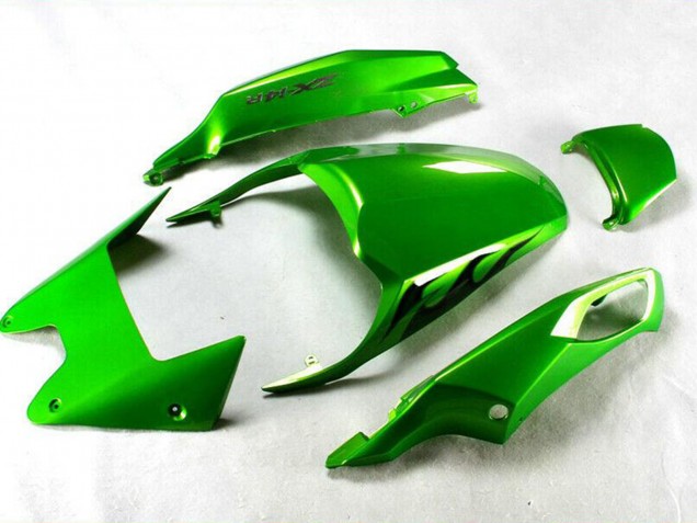 2012-2024 Kawasaki ZX14R ZZR1400 Motorcycle Fairing - Green Glossy Black Australia