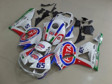 Affordable 2013-2023 Honda CBR600RR Motorcycle Fairings - White Red Blue Pata 65 Australia