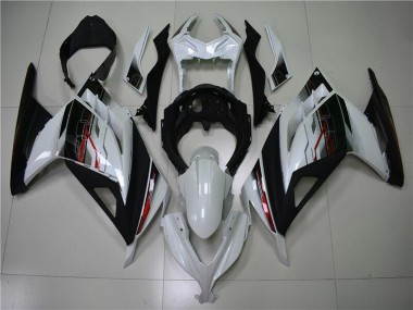 Affordable 2013-2024 Kawasaki Ninja 300 EX300R Motorcycle Fairing - White Red Black Australia