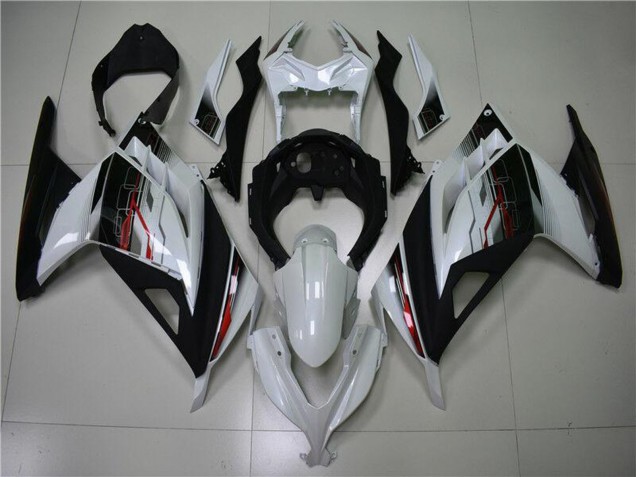 2013-2024 Kawasaki Ninja 300 EX300R Motorcycle Fairing - White Red Black Australia