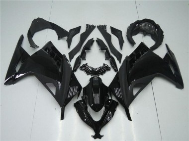 Affordable 2013-2024 Kawasaki Ninja 300 EX300R Motorcycle Fairings - Glossy Black Matte Black Australia
