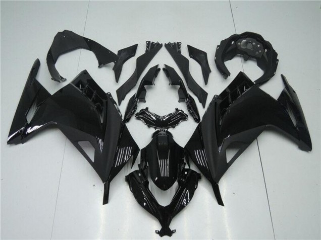 2013-2024 Kawasaki Ninja 300 EX300R Motorcycle Fairings - Glossy Black Matte Black Australia